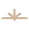 Ekena Millwork Kennewick Smooth Timber Gable Bracket, Douglas Fir, 72"W x 27"H x 1 1/2"D x 5 1/2"F, 9/12 Pitch GBW072X27X0206KEN00SDF - alternate 1